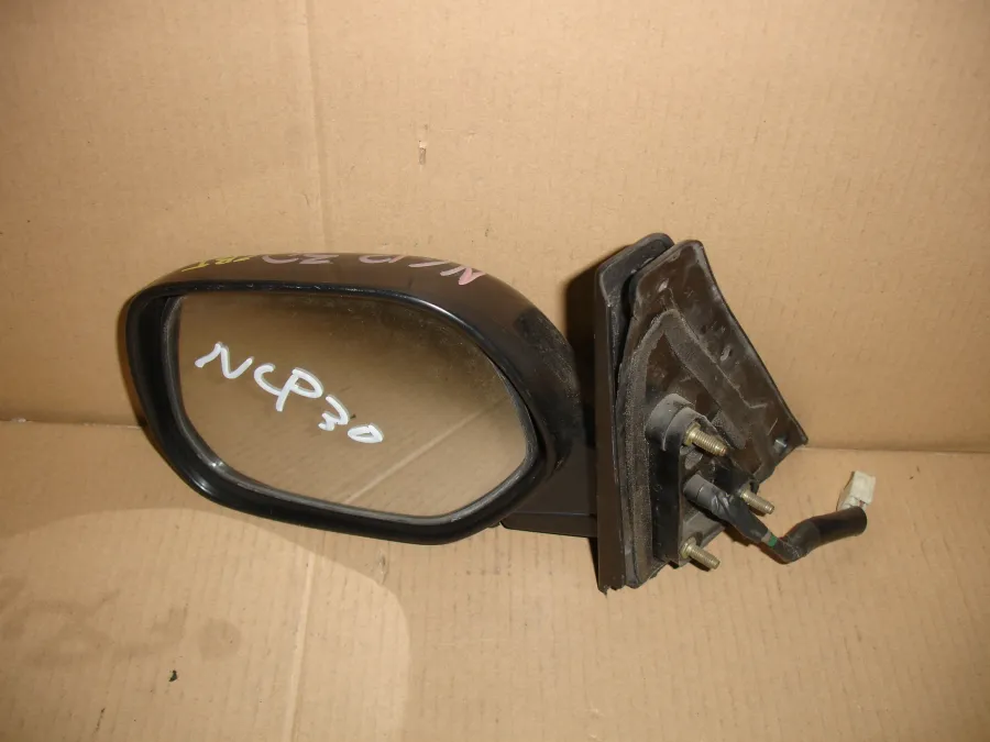 Зеркало боковое левое Toyota BB NCP30 черное