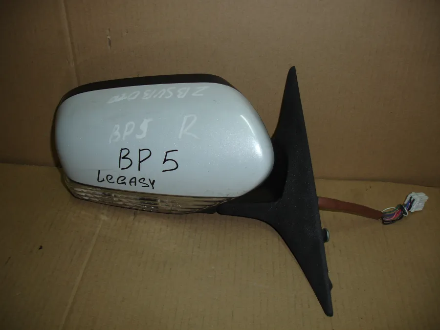 Зеркало боковое правое Subaru LEGACY BP5 белое
