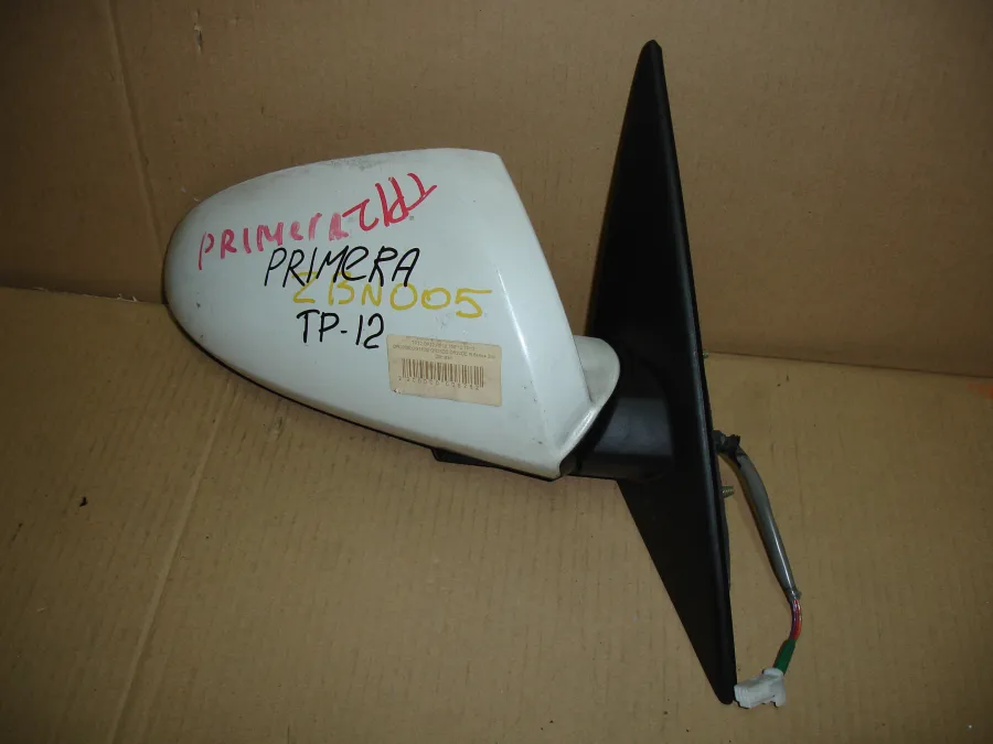 Зеркало боковое правое Nissan Primera TP12 белое