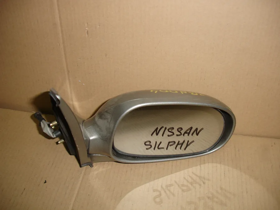 Зеркало боковое правое Nissan Sylphi G10 серебро
