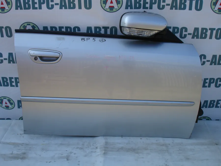Дверь боковая правая передняя Subaru Legacy BP5 серебро
