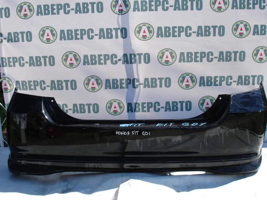 Бампер задний Honda FIT GD1 черный