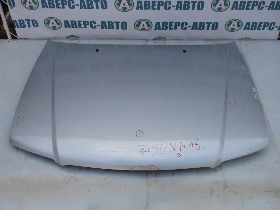 Капот Nissan Pulsar FN15 серебро