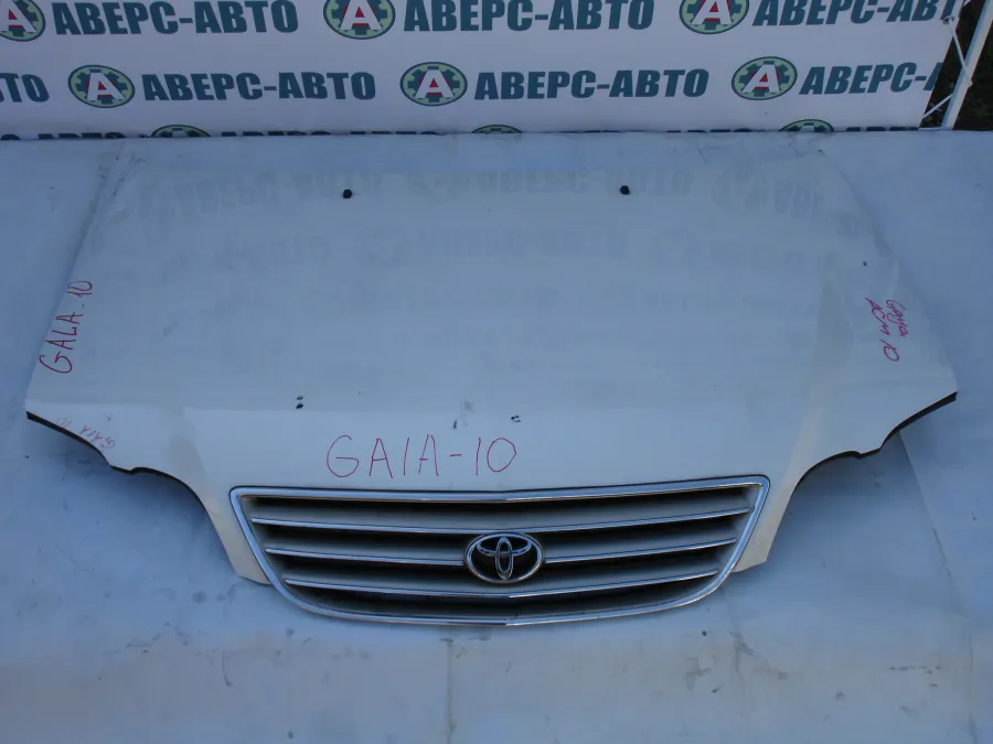 Капот Toyota Gaia ACM10G белый