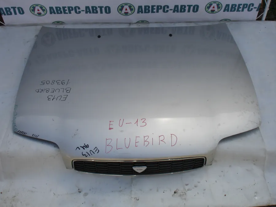 Капот Nissan Bluebird HU13 серебро