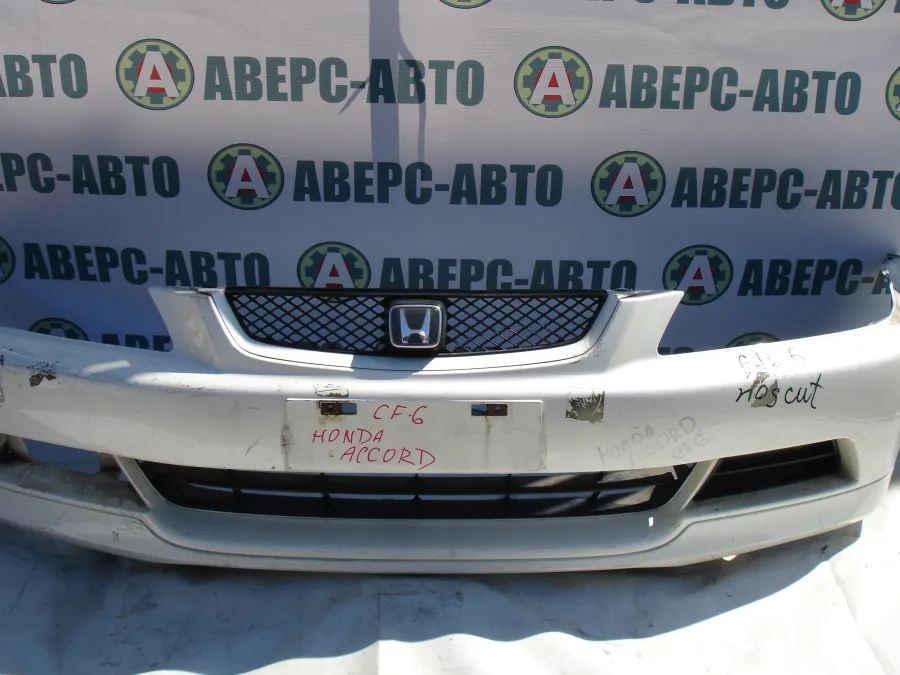 Бампер передний Honda Accord CF6 белый