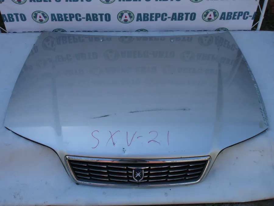 Капот Toyota Mark II Qualis MCV21 серебро