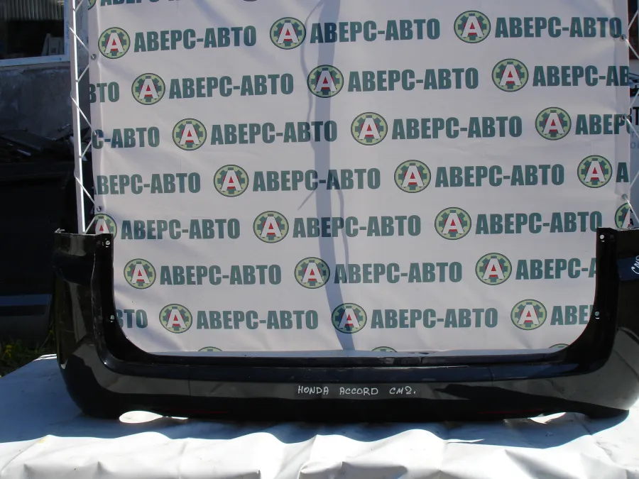 Бампер задний Honda Accord Wagon CM2 черный