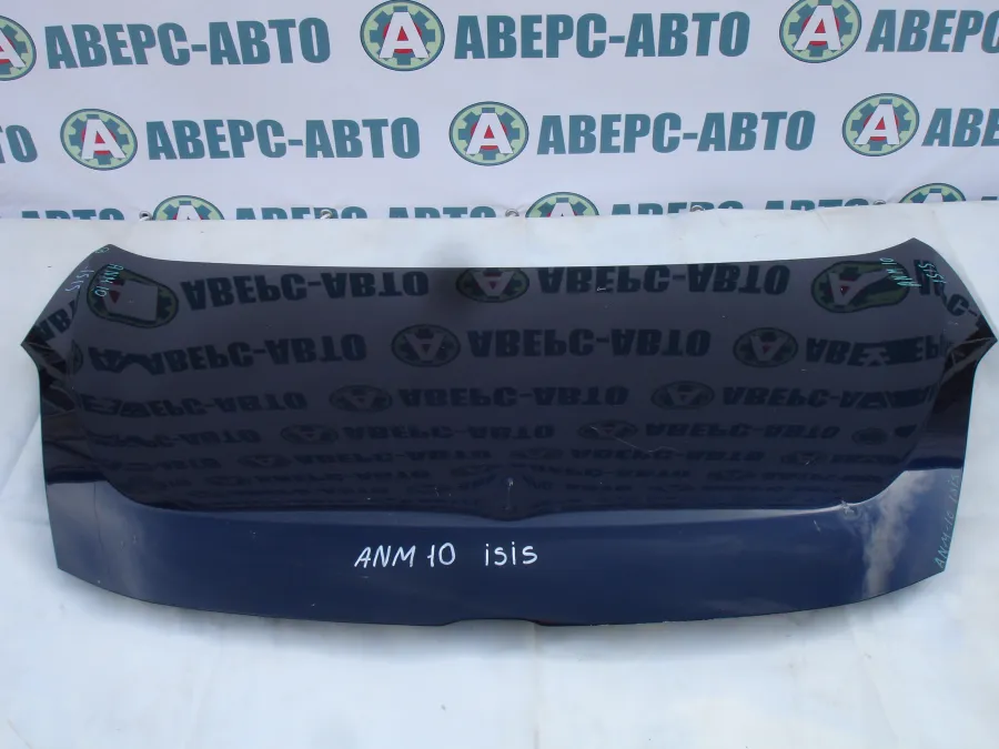 Капот Toyota Isis ANM10G Темно-синий