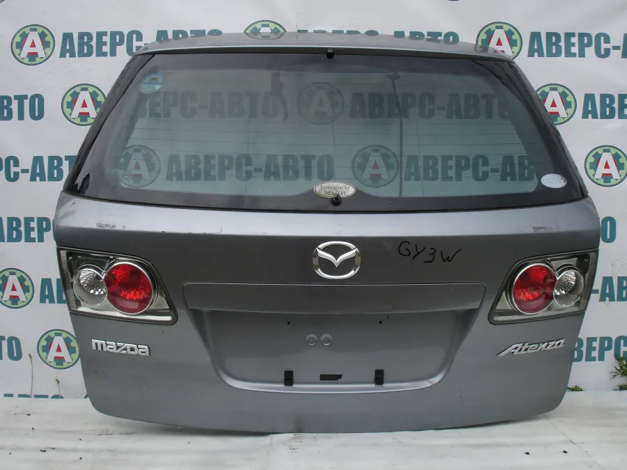 Дверь багажника Mazda Atenza GY3W серый металлик