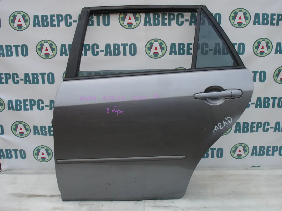 Дверь боковая левая задняя Mazda Atenza GY3W серая