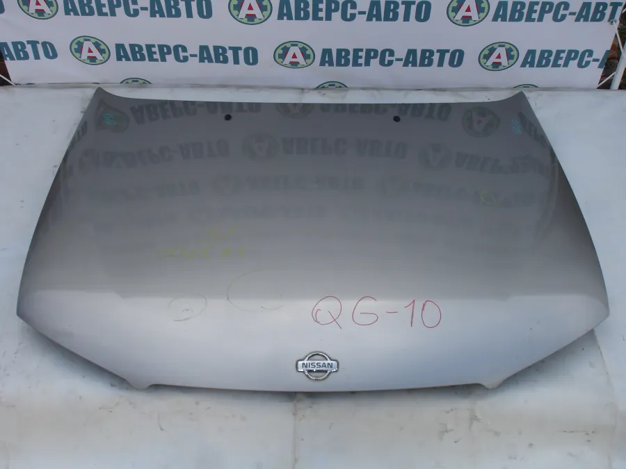 Капот Nissan Bluebird Sylphy QG10 серебро