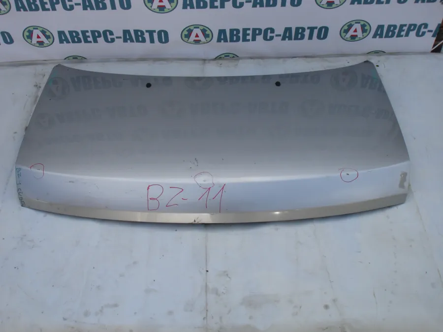 Капот Nissan Cube BZ11 серебро