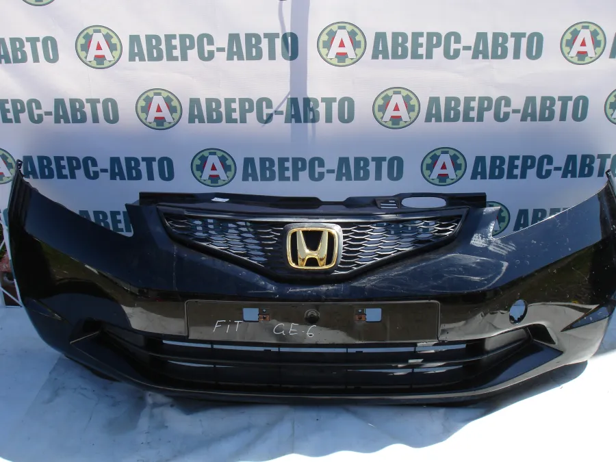 Бампер передний Honda FIT GE6 черный