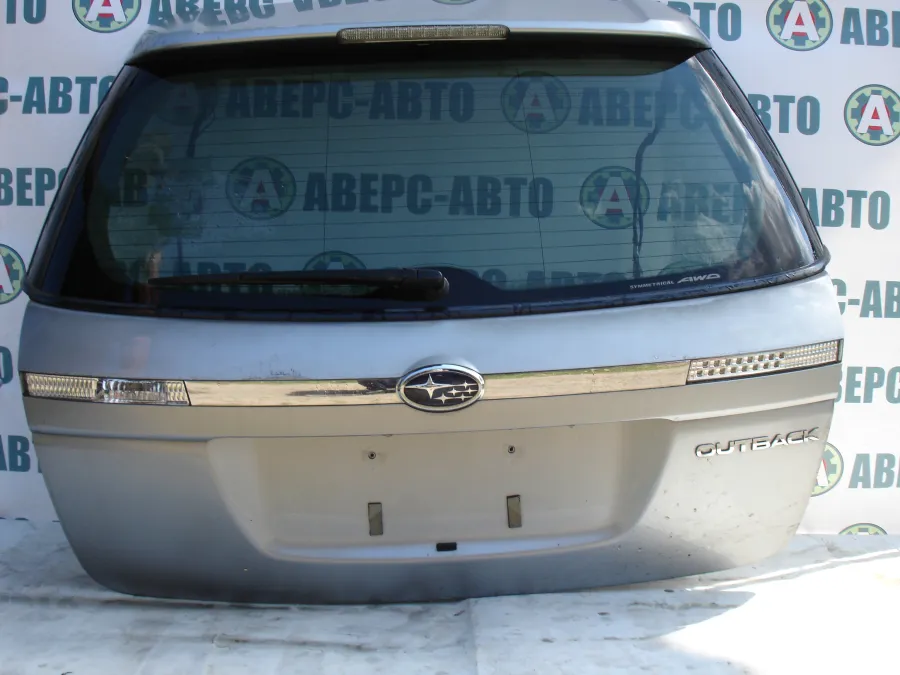 Дверь багажника Subaru Outback BP9 серебро