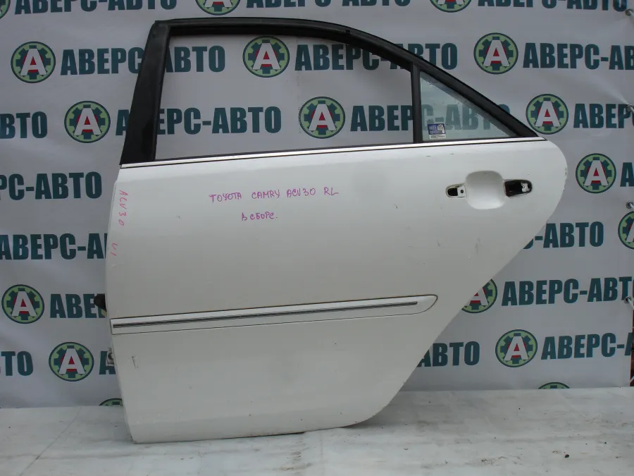 Дверь боковая левая задняя Toyota Camry ACV30 перламутр