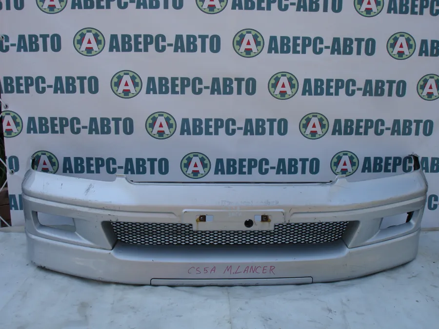 Бампер передний Mitsubishi Lancer CS5A серебро