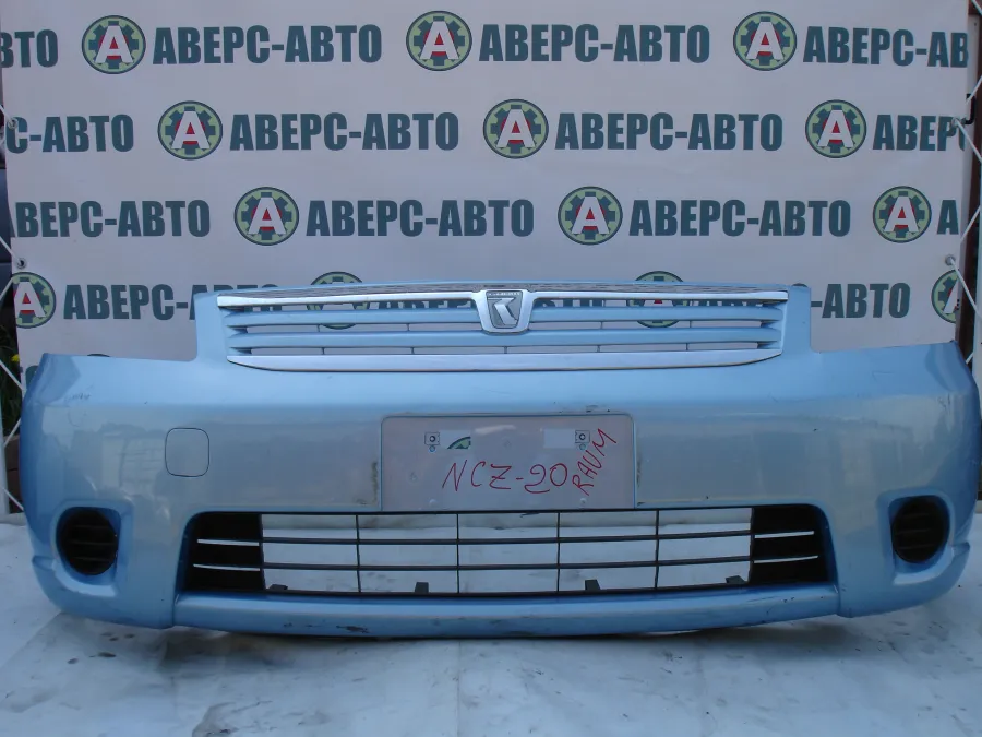 Бампер передний Toyota Raum NCZ20 голубой
