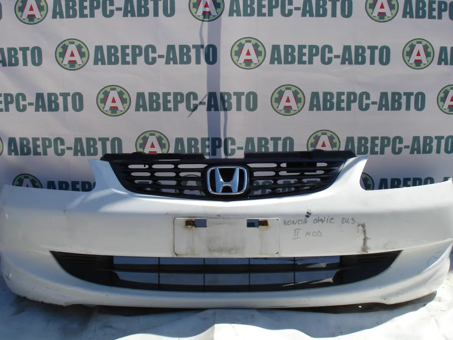 Бампер передний Honda Civic EU3 белый