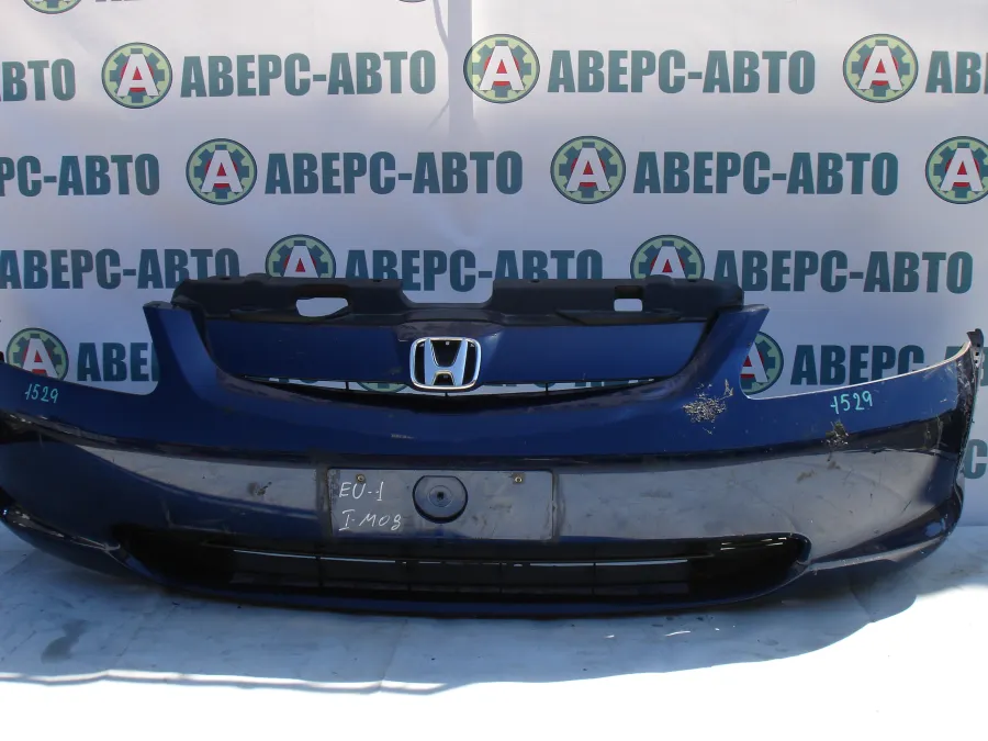 Бампер передний Honda Civic EU1 темно-синий