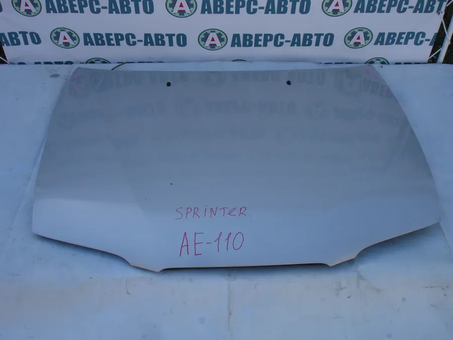 Капот Toyota Sprinter AE110 серебро