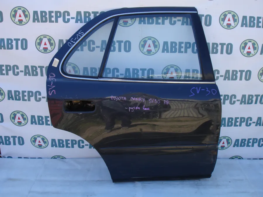 Дверь боковая права задняя Toyota Camry ACV30 черный