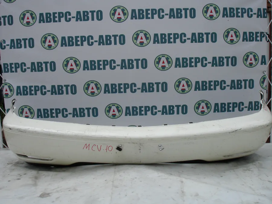 Бампер задний Toyota Harrier MCU10W БЕЛЫЙ