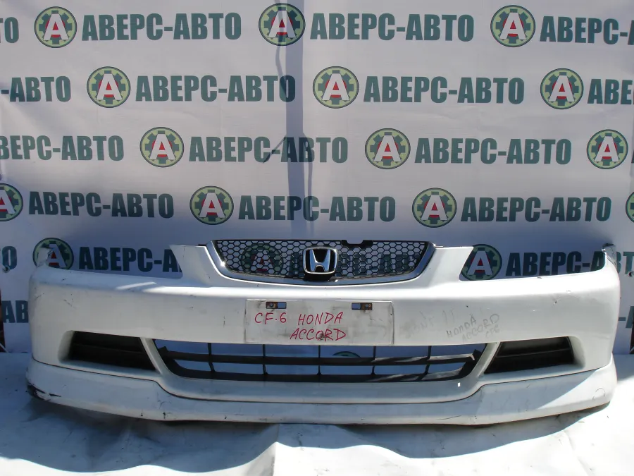 Бампер передний Honda Accord CF6 белый