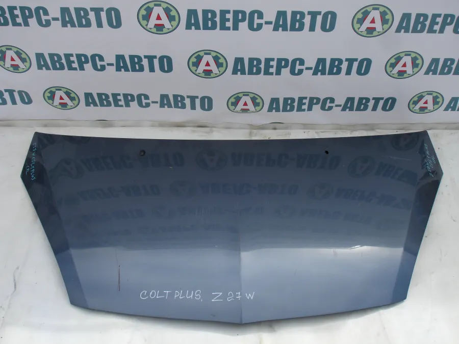 Капот Mitsubishi Colt Plus Z27W синий