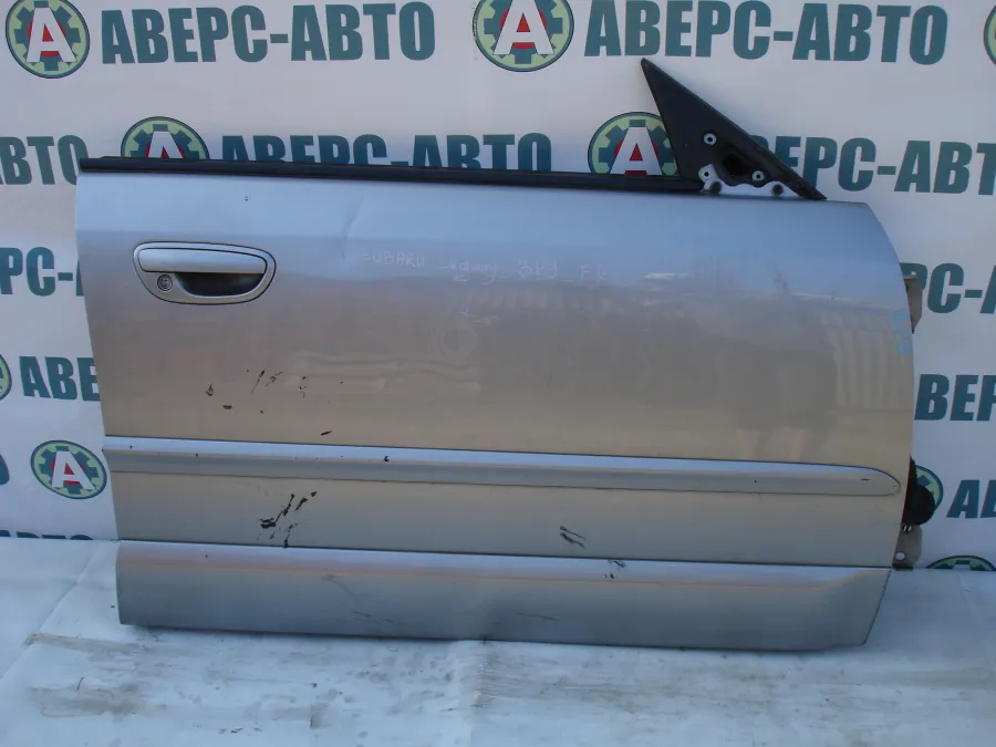 Дверь боковая правая передняя Subaru Legacy BP9 серебро